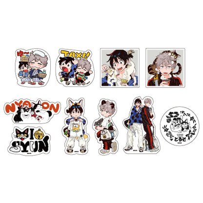 【グッズ】フレークシール10枚セット〈みおしゅん on the trip!〉