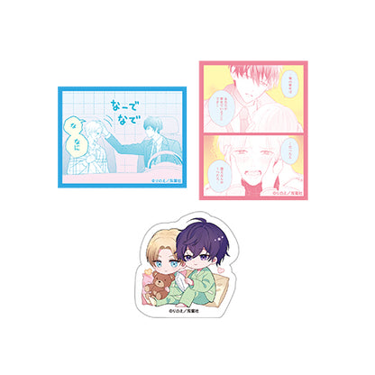 貼紙(3枚一組)／りのえ〈Chillche 創刊1周年記念展〉