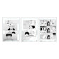 【グッズ】複製原画3枚セット／山下街〈gateau展2026〉