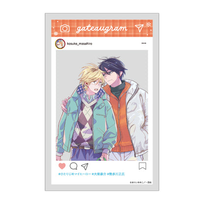 【グッズ】SNS風クリアカード／ありいめめこ〈gateau展2026〉