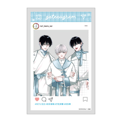 【グッズ】SNS風クリアカード／かきのたね〈gateau展2026〉