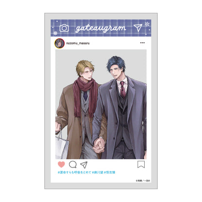 【グッズ】SNS風クリアカード／滝端〈gateau展2026〉