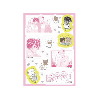 【グッズ】シールシート／A：アイリ×ノワ〈ハルチカ先生『森のくまさん、冬眠中。』7巻発売記念フェア〉