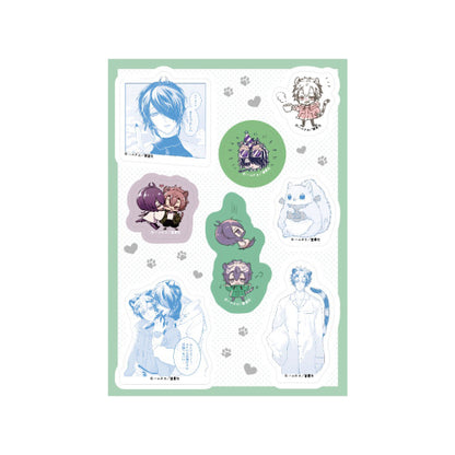 【グッズ】シールシート／B：ワタリ×コウ〈ハルチカ先生『森のくまさん、冬眠中。』7巻発売記念フェア〉