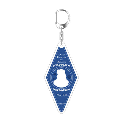 劇場アニメ『ベルサイユのばら』／モーテルキーホルダー(オスカル・フランソワ・ド・ジャルジェ)〈劇場アニメ『ベルサイユのばら』Collaboration Cafe 2025〉