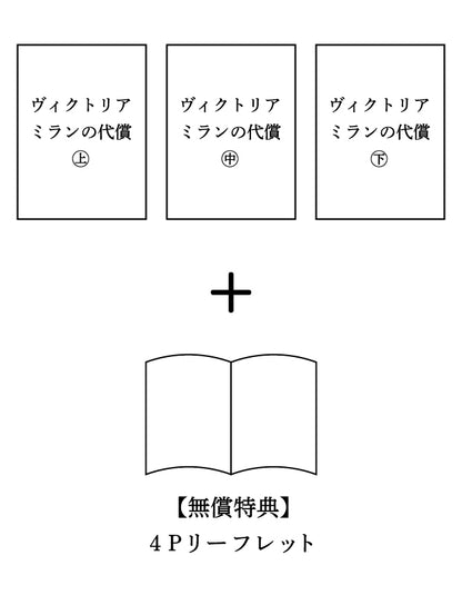 ヴィクトリアミランの代償 (上)(中)(下)(限定漫畫小卡組)